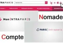 Intraparis Nomade : accéder à son compte